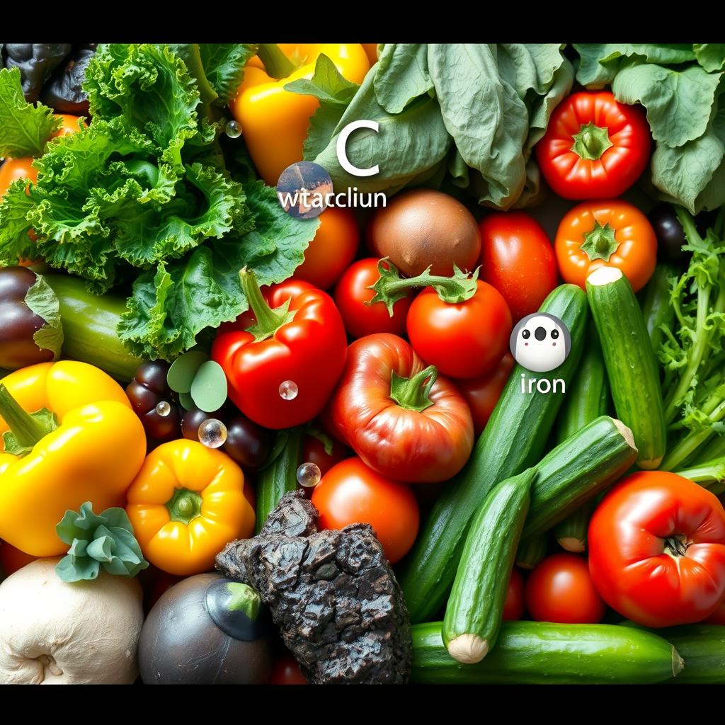 Vegetables and Nutrition Vitamins