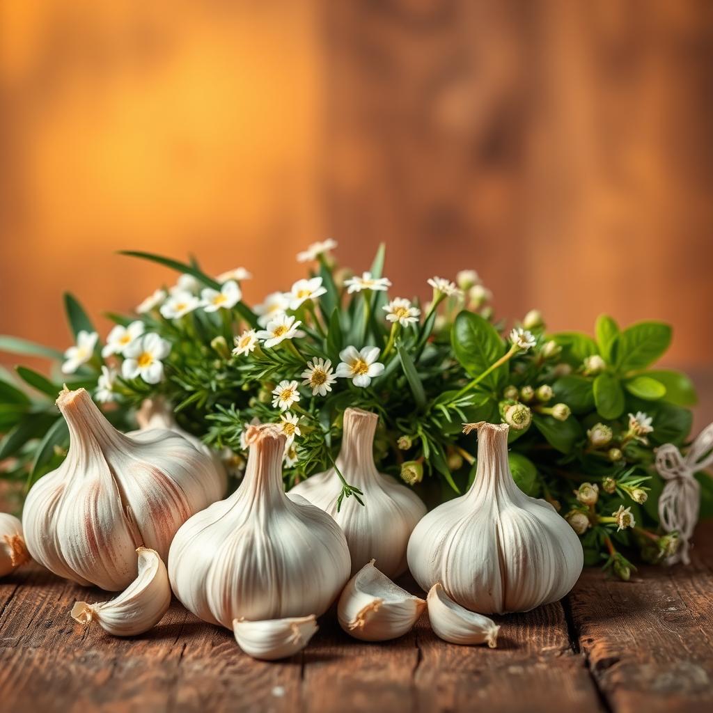Garlic and Herbs for Blood Pressure